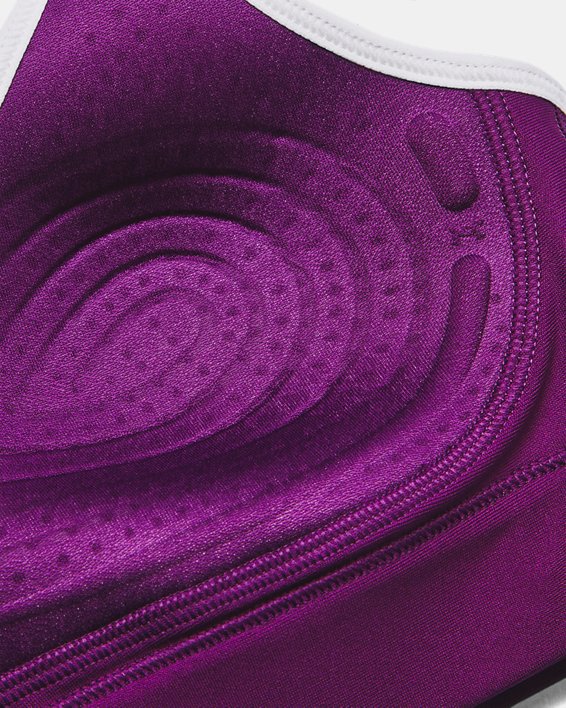 Brassière de sport UA Infinity Low Covered pour femme, Purple, pdpMainDesktop image number 9